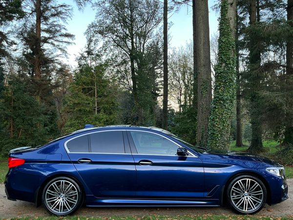 BMW 5-Series Saloon, Diesel, 2017, Blue