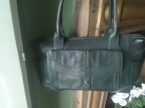 RADLEY DARK GREEN LARGE LEATHER HANDBAG AS NEW for sale in Co. Louth ...