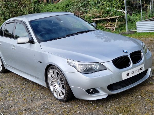 BMW 5-Series Saloon, Diesel, 2008, Silver