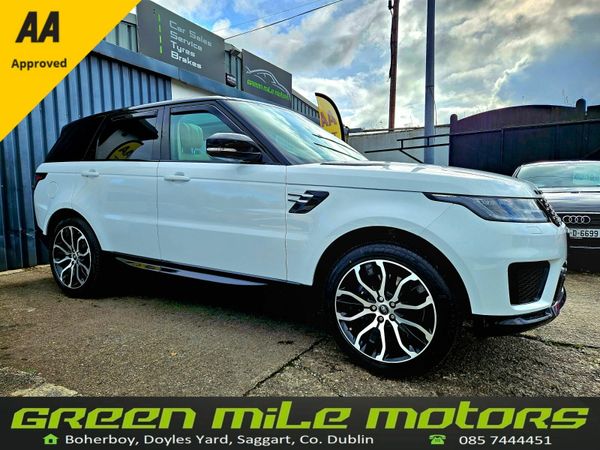 Land Rover Range Rover Sport SUV, Petrol Plug-in Hybrid, 2020, White