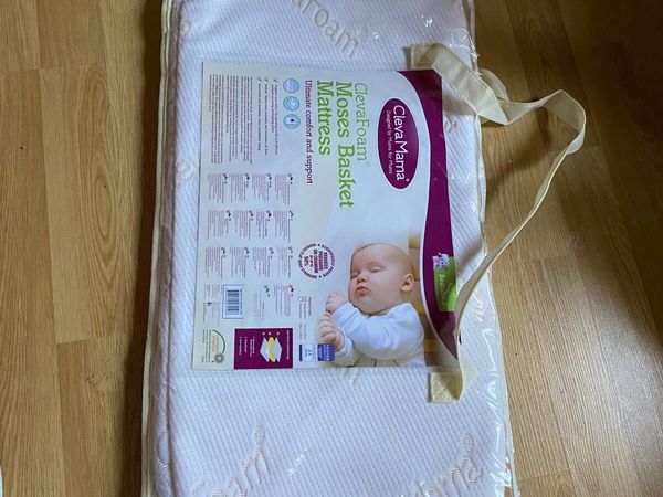 Clevafoam moses basket outlet mattress