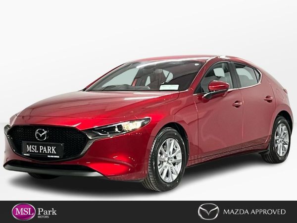 Mazda 3 Hatchback, Petrol Hybrid, 2023, Red