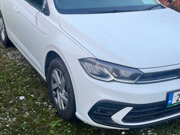 Polo white silver online metallic