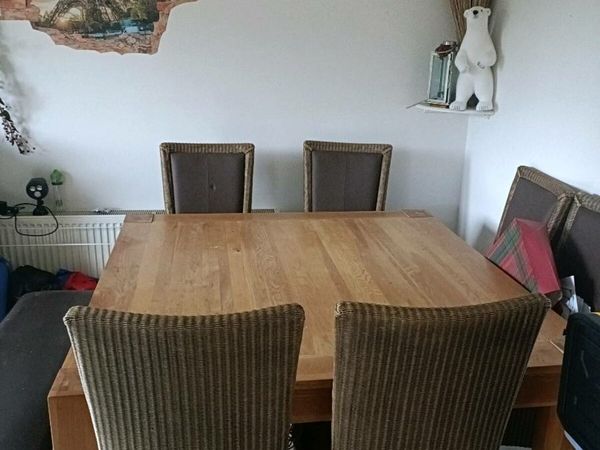 Donedeal table and discount chairs