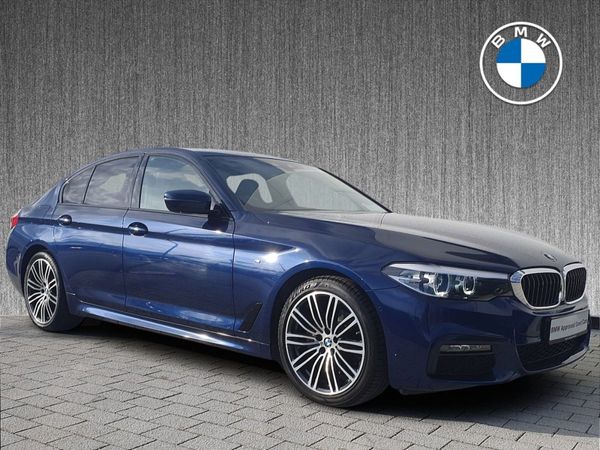 BMW 5-Series Saloon, Diesel, 2020, Blue