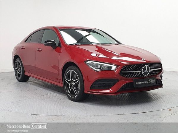 Mercedes-Benz CLA-Class Coupe, Petrol Plug-in Hybrid, 2023, Red