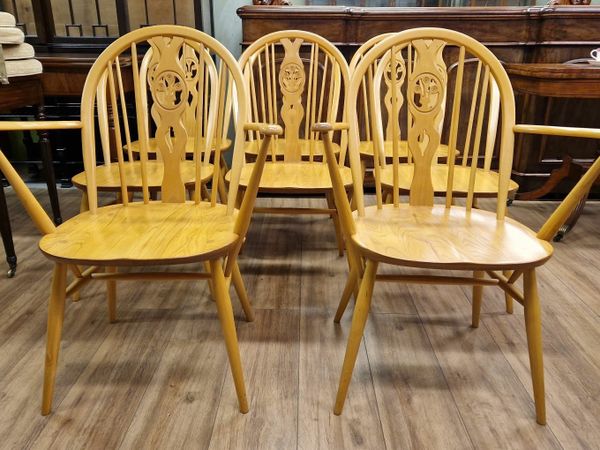 Ercol Elm Beech Chairs x 8 for sale in Co. Limerick for 895 on