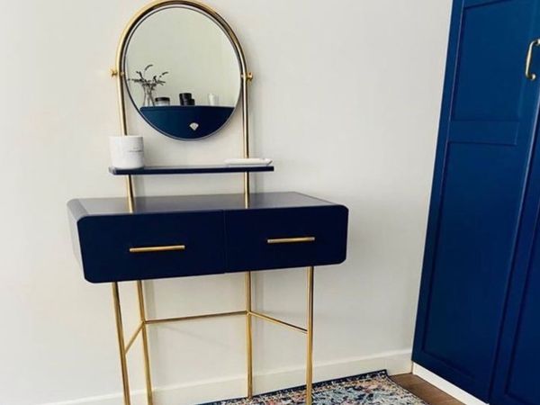 Navy dressing table deals argos