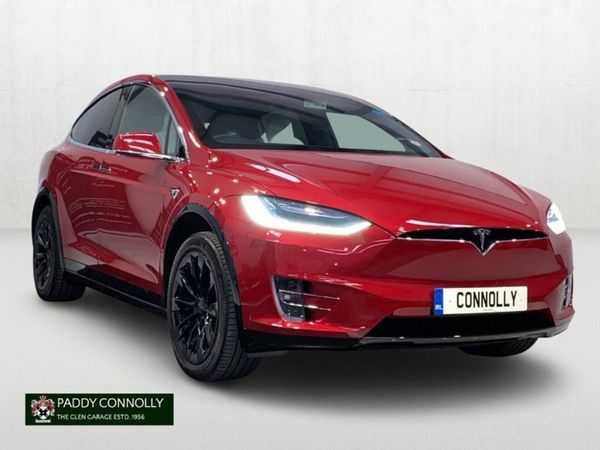 Tesla MODEL X SUV, Electric, 2019, Red