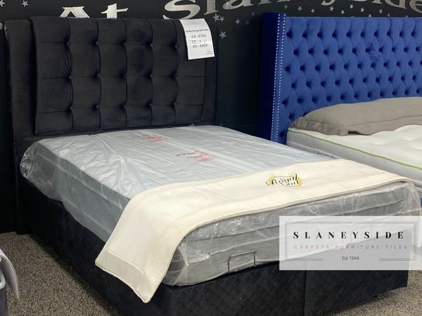 Seville king store storage bed