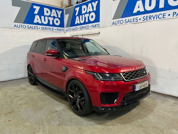Land Rover Range Rover Sport Estate, Petrol Plug-in Hybrid, 2019, Red