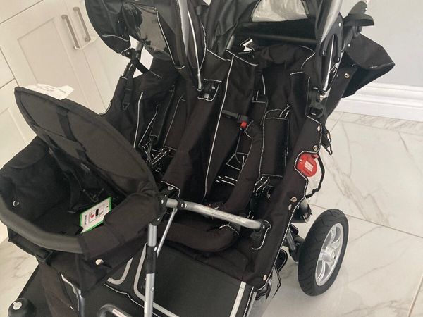 Triple pushchair outlet for sale