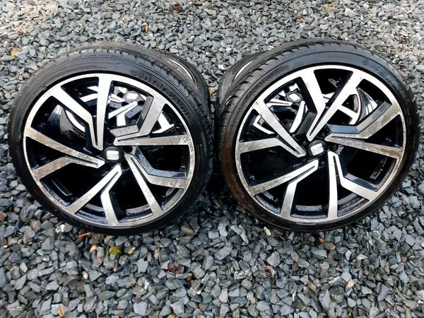 18inch 5x100 alloy wheels polo ibiza fabia for sale in Co