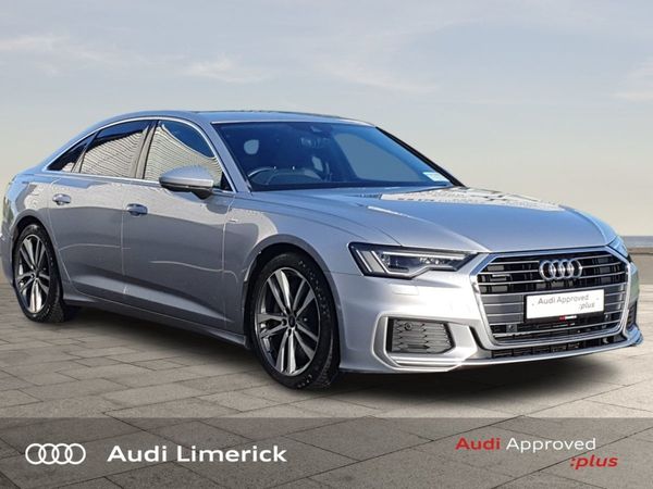 Audi A6 Saloon, Petrol Hybrid, 2020, Silver