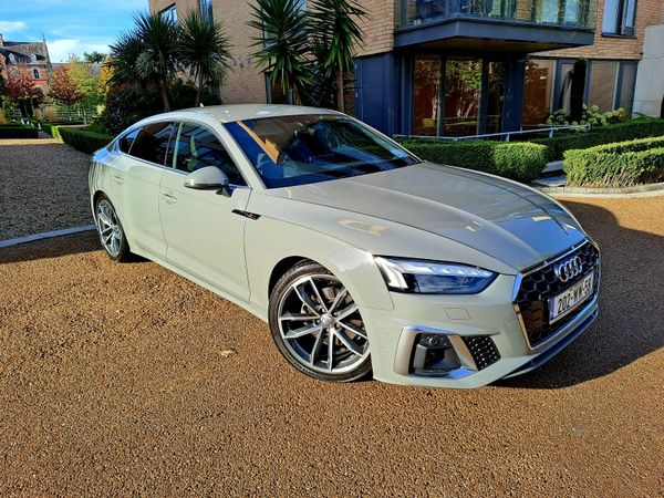 Grey Audi A5 Sportback S line used, fuel Petrol and Automatic