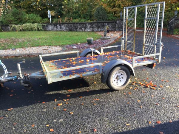 Ride on lawn online mower trailer