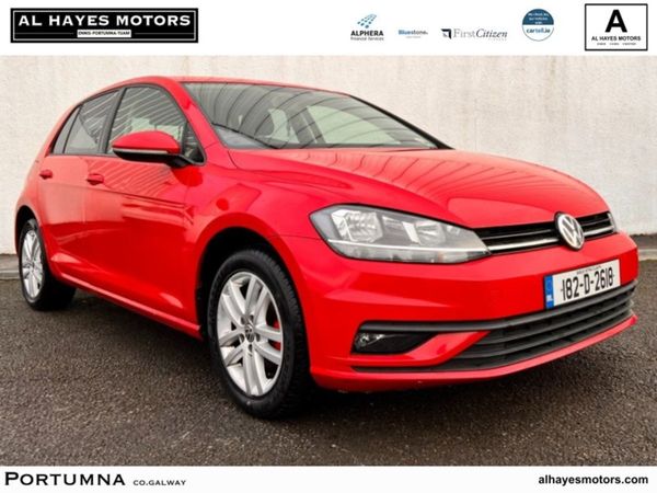 Volkswagen Golf Hatchback, Petrol, 2018, Red