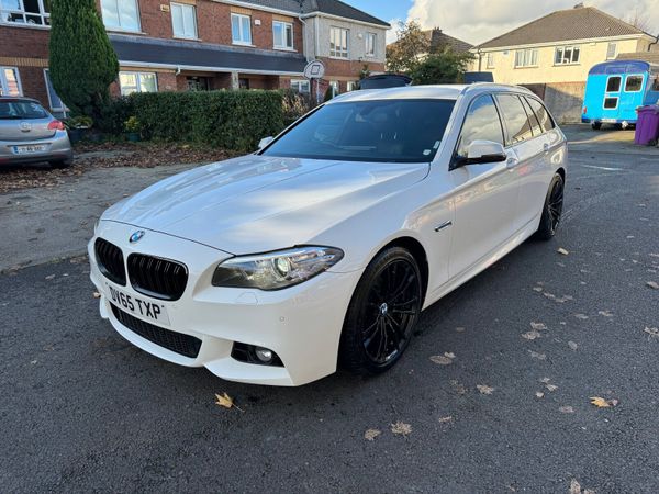 BMW 5-Series Estate, Diesel, 2015, White