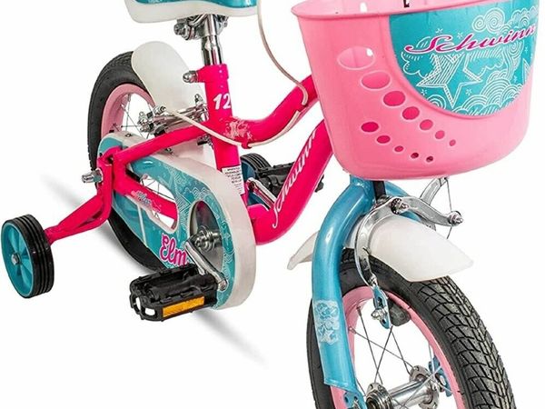 Girls bike cheap with stabilisers