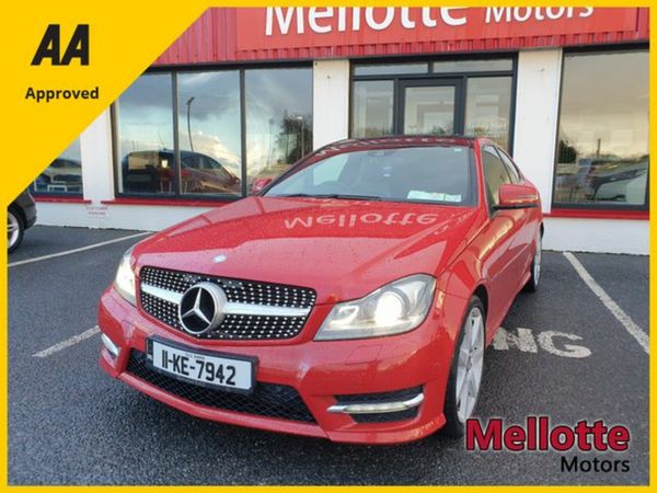 Mercedes-Benz C-Class Coupe, Petrol, 2011, Red