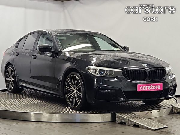 BMW 5-Series Saloon, Petrol Plug-in Hybrid, 2019, Black