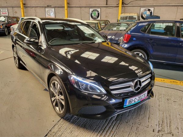 Mercedes-Benz C-Class Estate, Petrol Plug-in Hybrid, 2016, Black