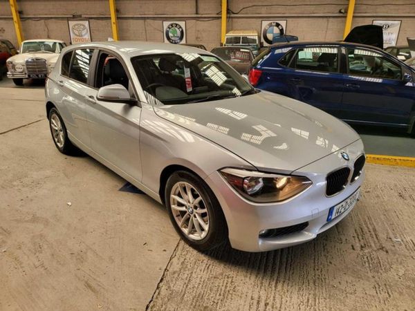 BMW 1-Series Hatchback, Diesel, 2014, Silver