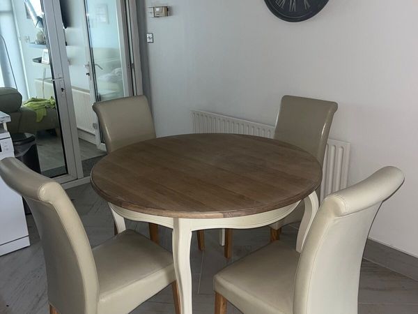 1950s dining table best sale and chairs for sale