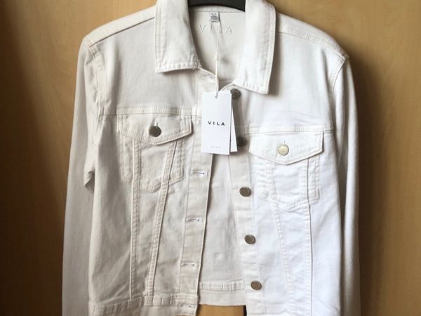 White denim hot sale jacket ireland