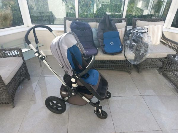 Used Bugaboo Cameleon 3 Silver - Navy Blue 