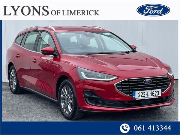 Ford Focus Estate, Petrol, 2022, Red