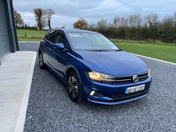 Volkswagen Polo Hatchback, Petrol, 2018, Blue