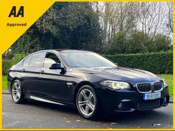 BMW 5-Series Saloon, Diesel, 2015, Black