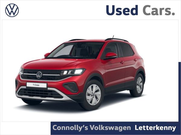 Volkswagen T-CROSS Crossover, Petrol, 2024, Red