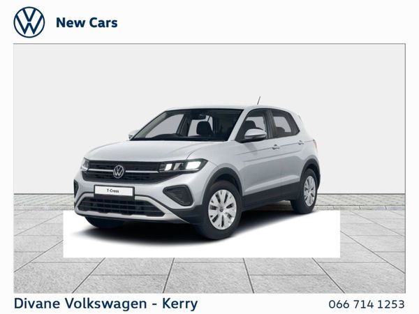 Volkswagen T-Cross Hatchback, Petrol, 2025, Silver