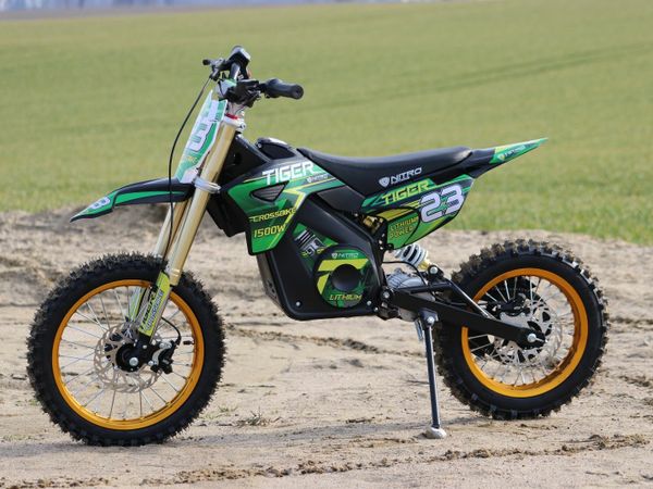 Moto Cross Électrique : Tiger 1500W 48V LI-ION Mini Moto