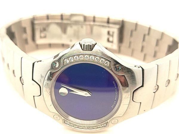 Movado Swiss Watch Stainless Steel and Diamonds for sale in Co