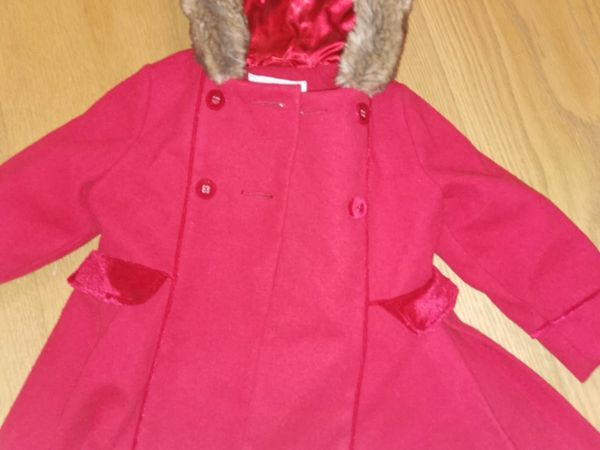 Red on sale coat tesco