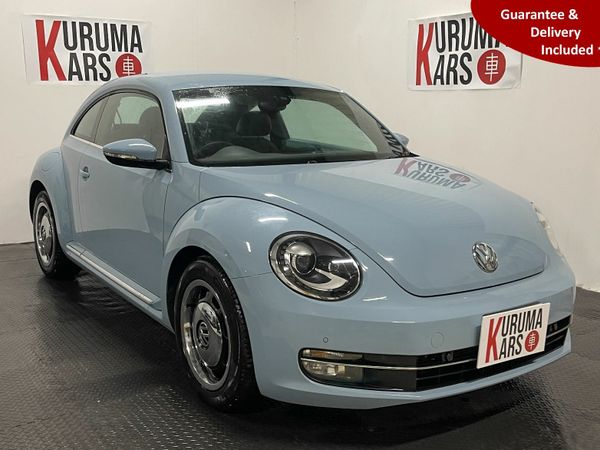 Volkswagen Beetle Hatchback, Petrol, 2014, Blue