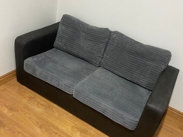 Grey Black Suede Sofa Bed For In