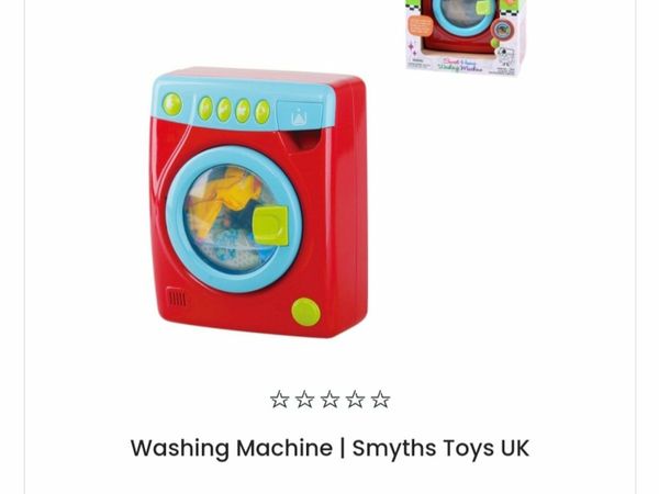 Toy washing machine store smyths