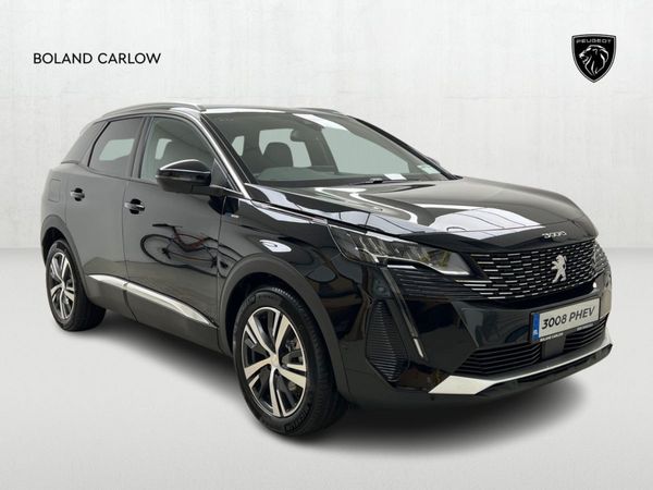 Peugeot 3008 SUV, Petrol Plug-in Hybrid, 2024, Black