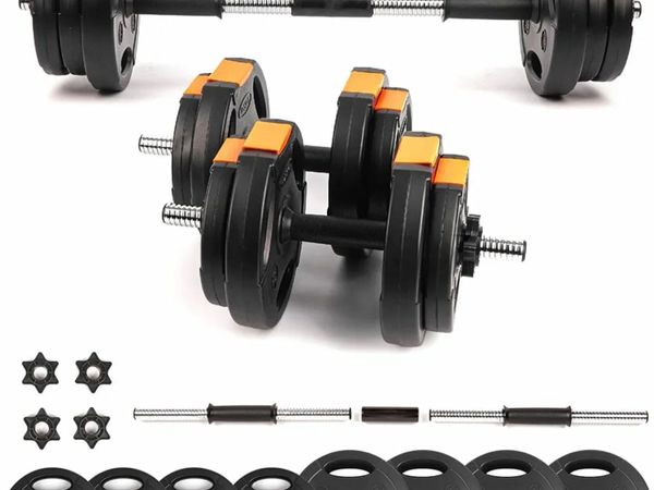 opti vinyl barbell and dumbell set 8 All Sections Ads For Sale