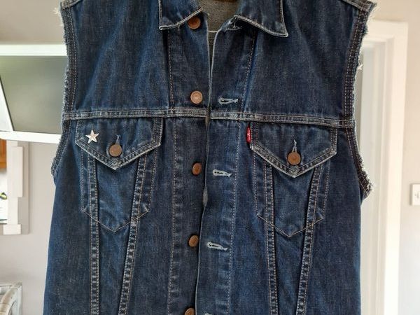 Vintage levis clearance denim vest