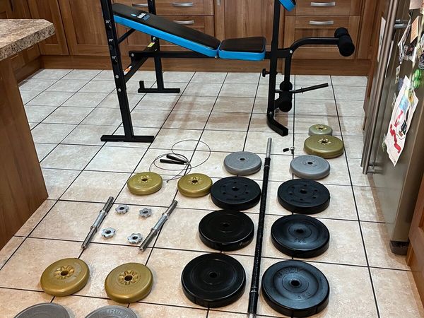 MULTI USE WEIGHT BENCH BARS WEIGHT MORE for sale in Co