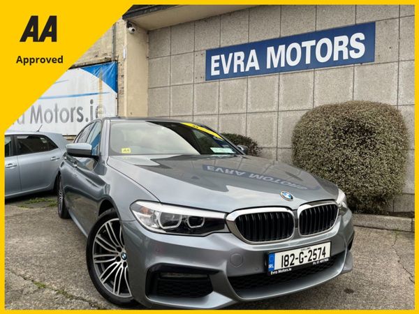 BMW 5-Series Saloon, Petrol, 2018, Grey