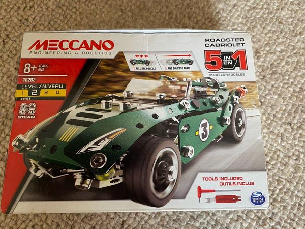 Meccano 5 in 1 roadster best sale cabriolet set