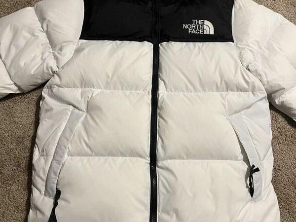 Mens white on sale north face jacket