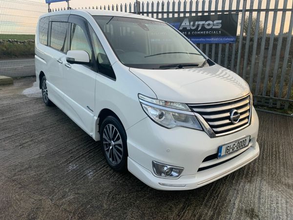 Nissan Serena MPV, Petrol Hybrid, 2016, White