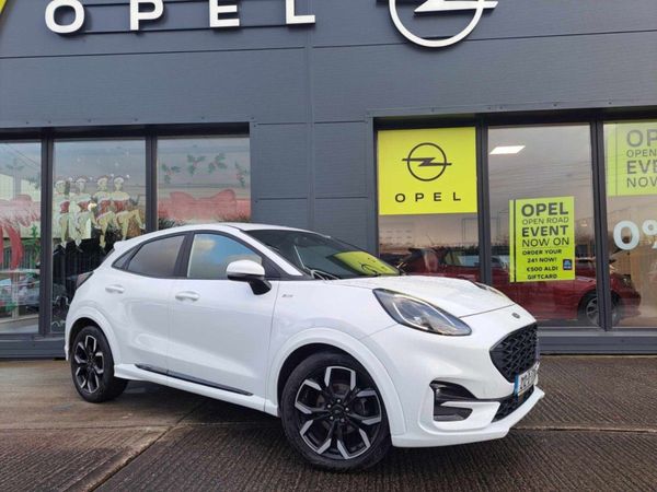 Ford Puma Hatchback, Petrol Hybrid, 2021, White